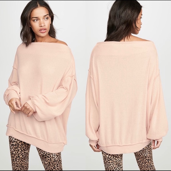 *NEW* Free People Off-the-Shoulder Knit Sweater Small - Picture 2 of 12